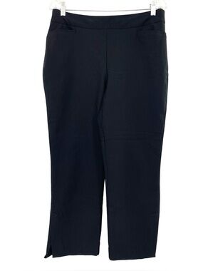Chico’s Rayon Black Crop Capri Pull On Pants Size 1.5 / US Size 10